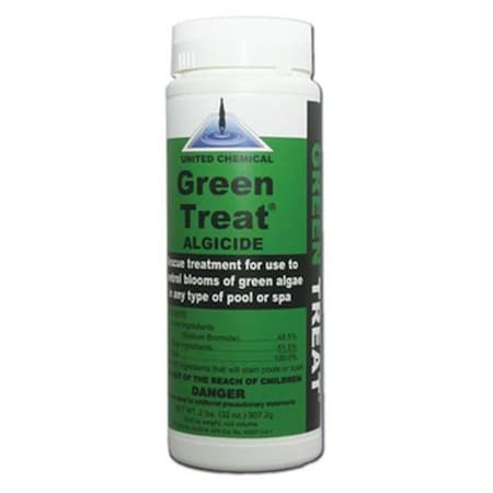 United Chemical GTC12EACH Green Treat Algae Treatment; 2 Lbs